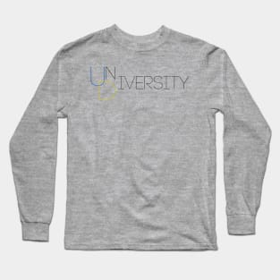 University, Diversity, UD (Black) Long Sleeve T-Shirt